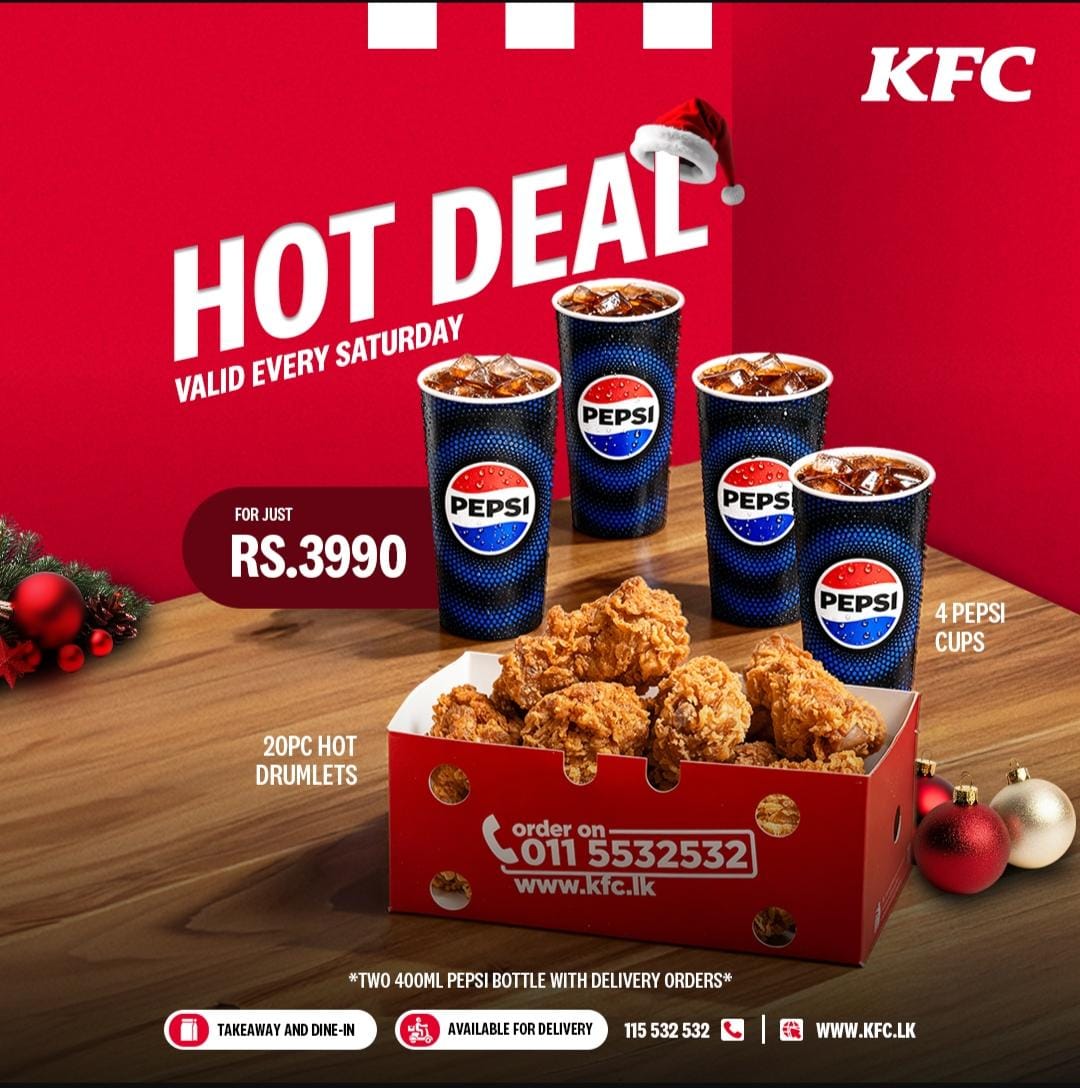 20PCS HOT DRUMLET + 2 PEPSI 400ML