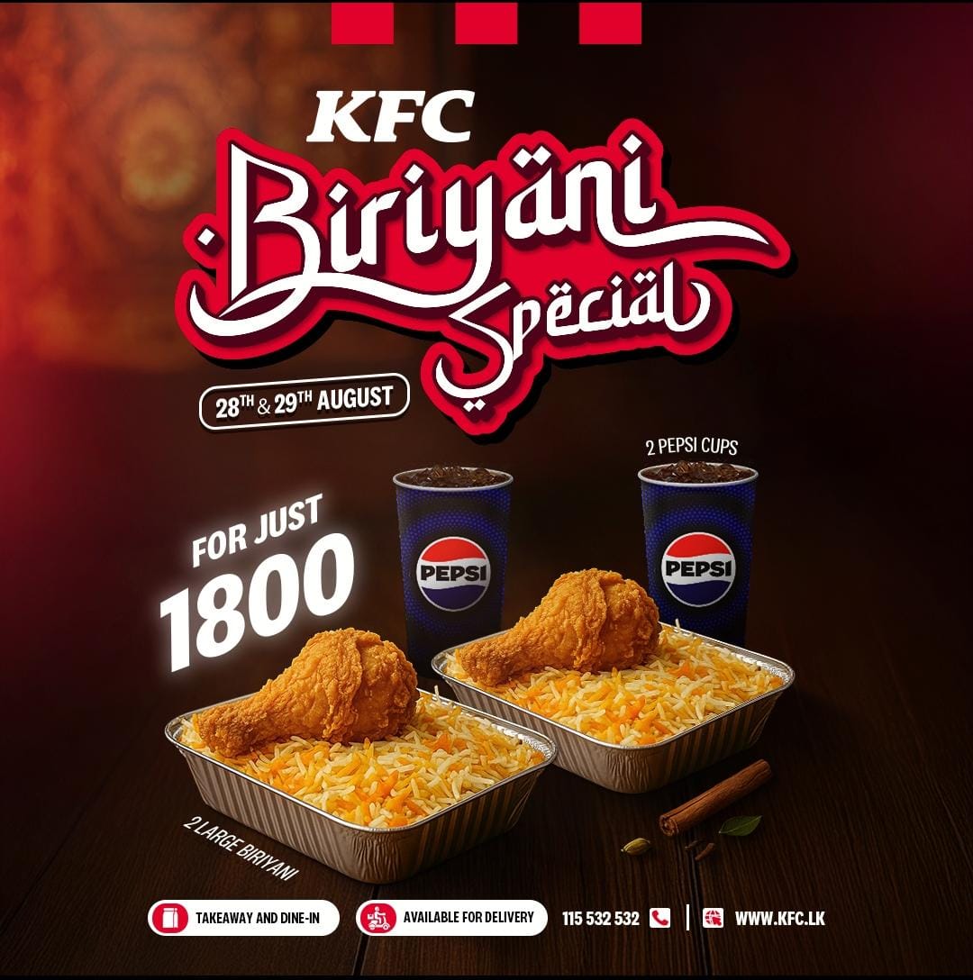 2 LARGE BURIYANI & 400ML 1 PEPSI