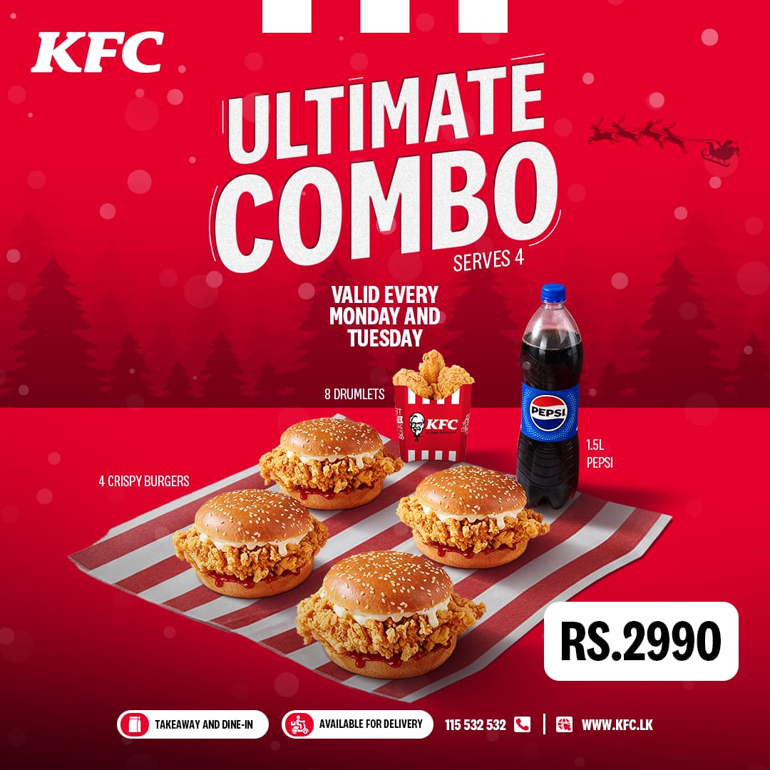 4 CRISPY FILLET BURGER+8PC DRUMLETS & 1.5LTR PEPSI