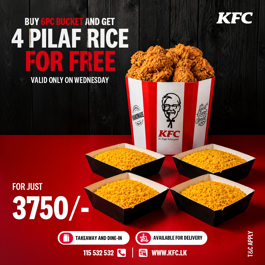 6PCS H&C CHICKEN WITH 4 PILLAF RICE