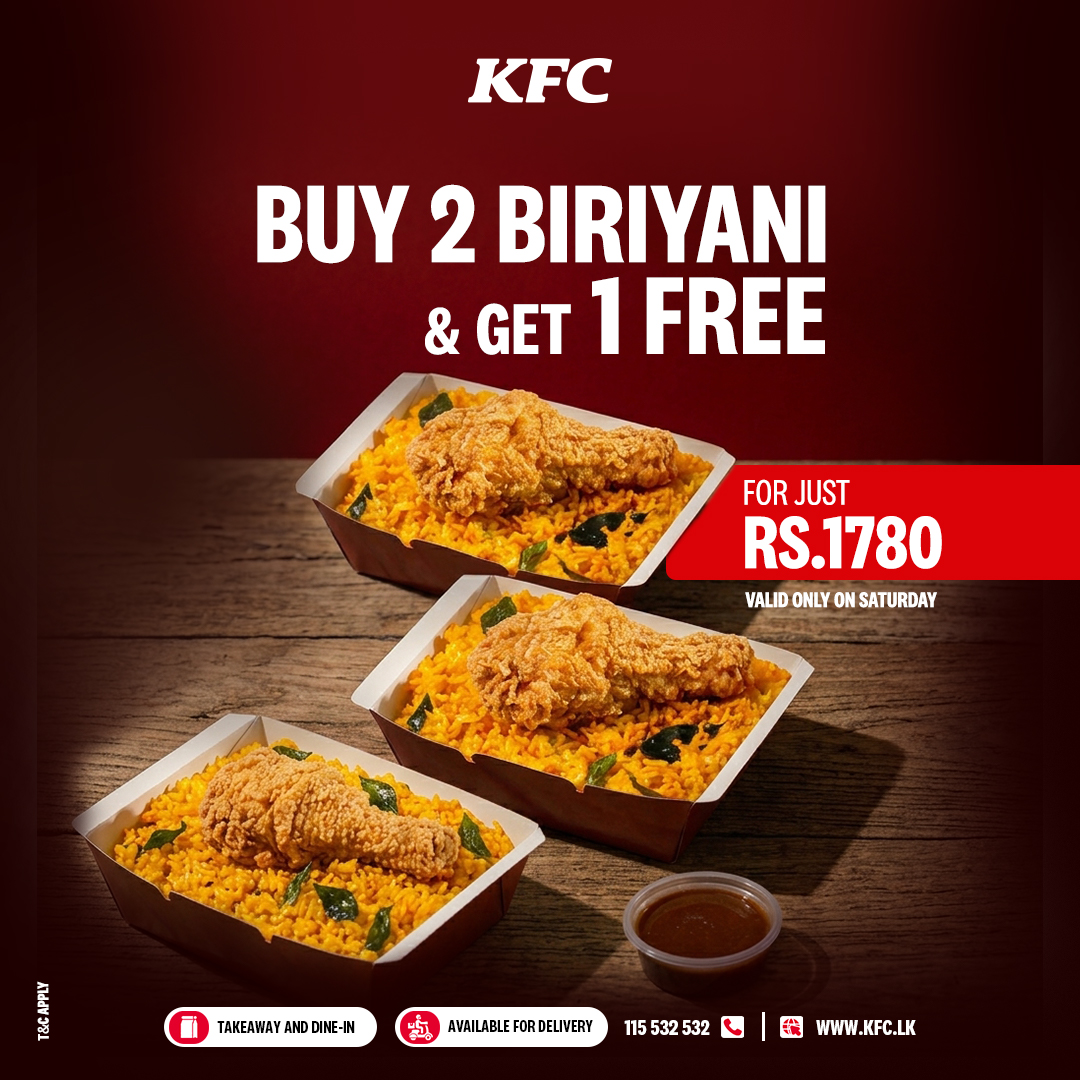 BUY TWO LARGE BURIYANI GET ONE FREE