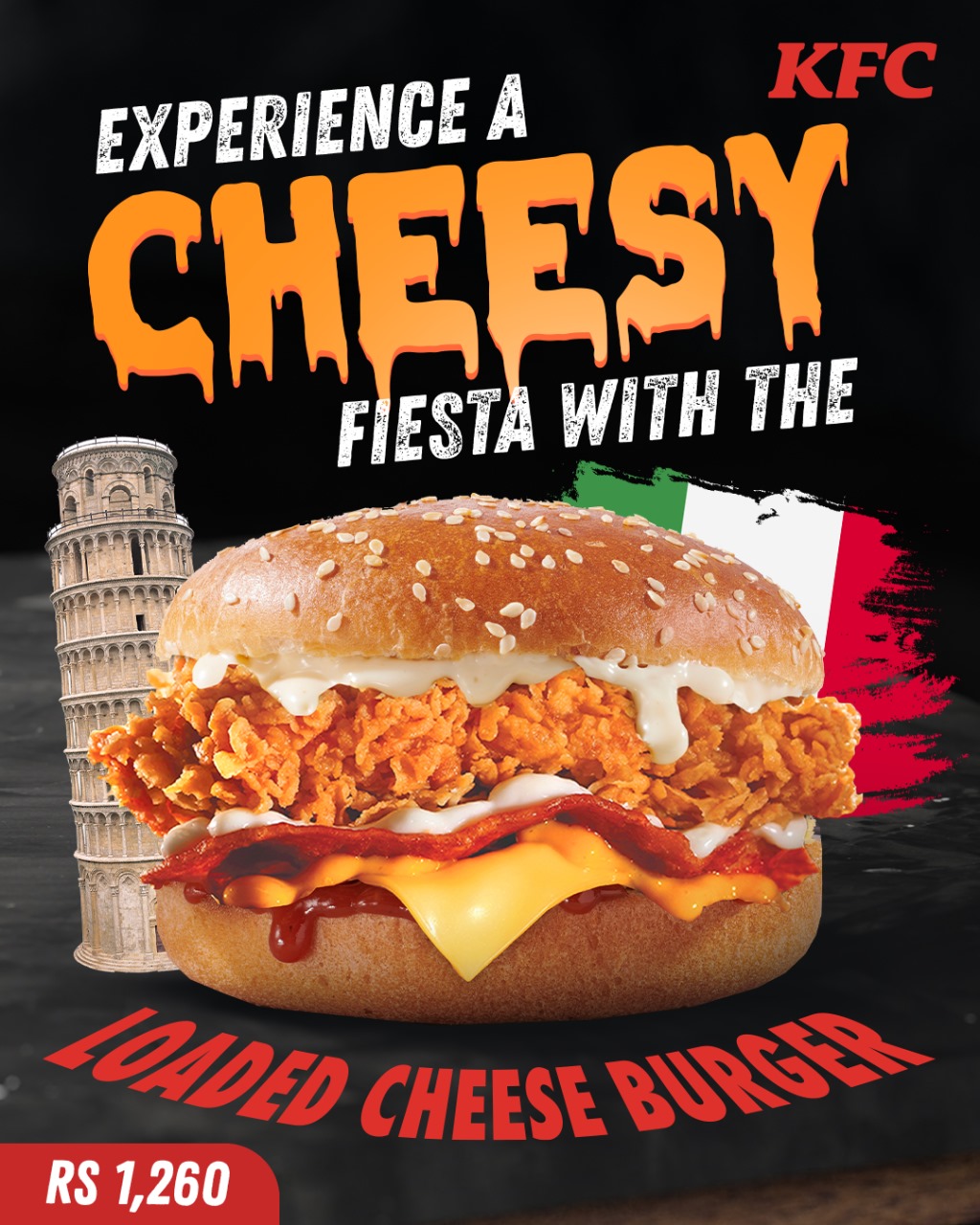 LOADED CHEESE BURGER