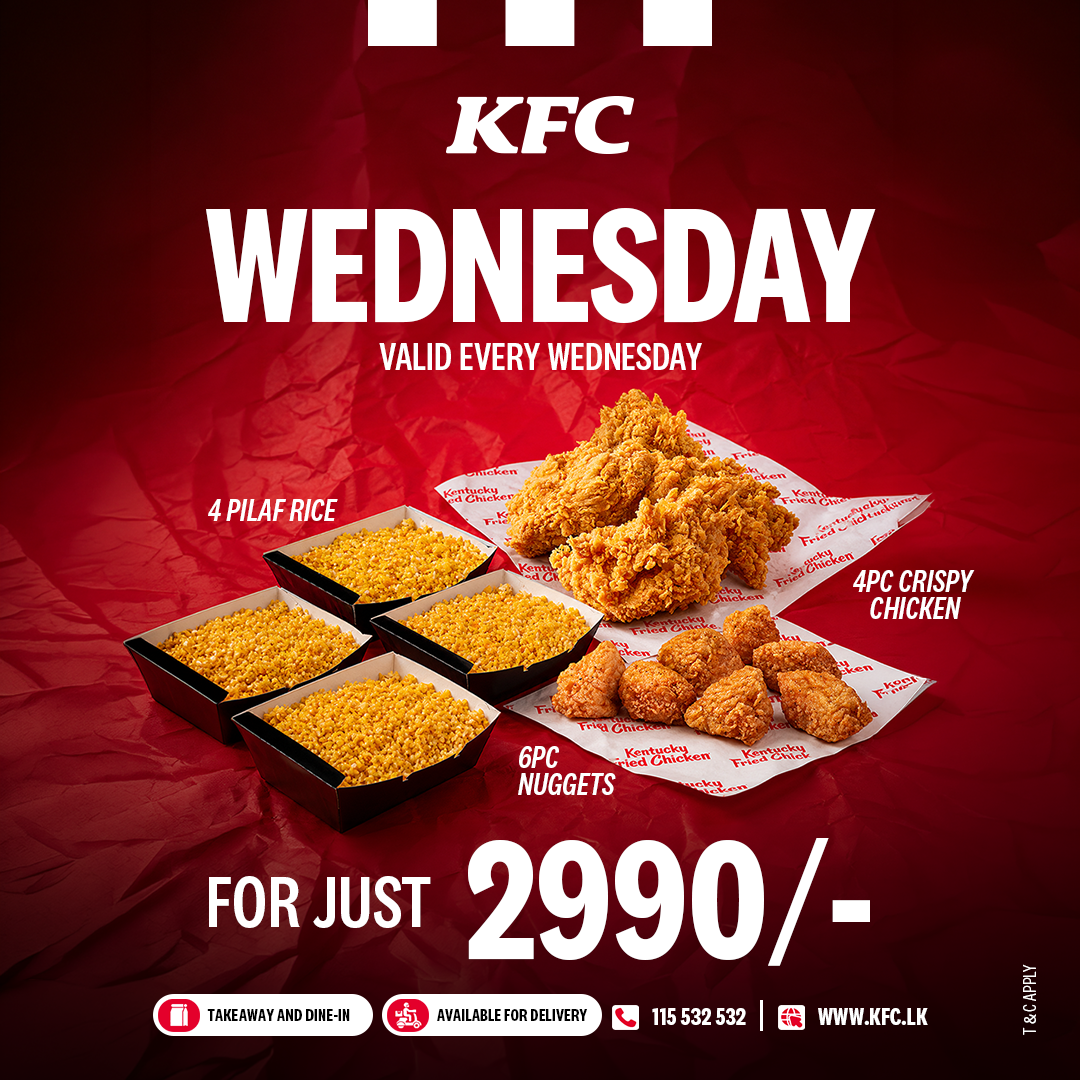 WEDNESDAY SPECIAL OFFER